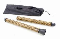 TOCA Collapsible Didgeridoo, Gold Print with Bag -
