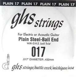 GHS STRINGS 017 SINGLE PLAIN BALLEND
