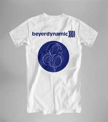 BEYERDYNAMIC футболка "Лого", белая, L