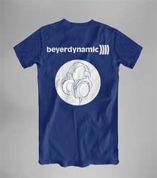 BEYERDYNAMIC футболка "Лого", синяя, XL