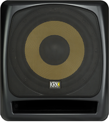 KRK SYSTEMS KRK 12S 240W Active Studio Subwoofer with 12" Speaker, Balanced XLR/TRS/RCA Inputs and Outputs, Lowpass Frequency Adjustment, Phase Switch, and Level Control