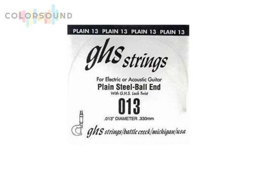 GHS STRINGS 013 SINGLE PLAIN BALLEND