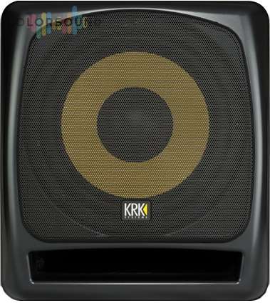 KRK SYSTEMS KRK 12S 240W Active Studio Subwoofer with 12" Speaker, Balanced XLR/TRS/RCA Inputs and O