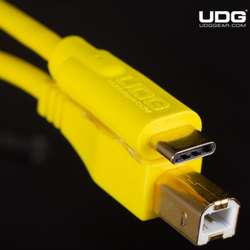 UDG Ultimate Audio Cable USB 2.0 C-B Yellow Straight 1