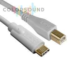 UDG Ultimate Audio Cable USB 2.0 C-B White Straight 1,