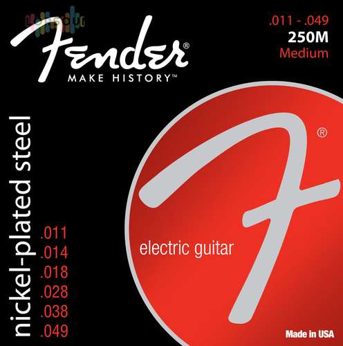 FENDER Super 250 - Nickel Plated Steel - Ball End - 250 M ,011-,049