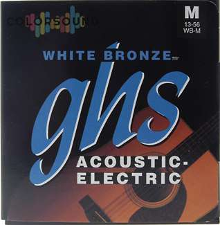 GHS STRINGS WB-M WHITE BRONZE