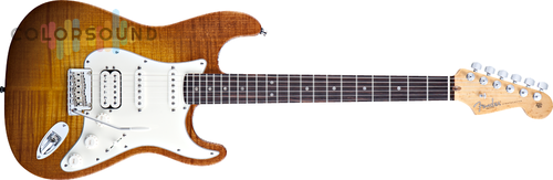 Fender Select Stratocaster HSS Rosewood Fingerboard, Antique Burst