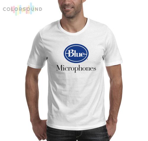 BLUE MICROPHONES футболка "лого", белая , M
