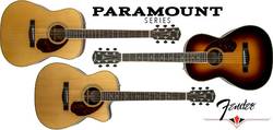 Новая серия электроакустических гитар Paramount от Fender