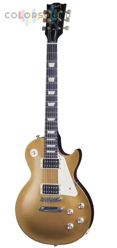 GIBSON 2016 LP 50s TRIBUTE T SATIN GOLD TOP DARK BACK