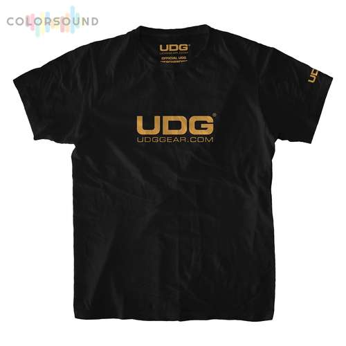UDG футболка "лого", черная, M