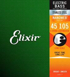 ELIXIR Bass SS NW 5LtMed 045 set