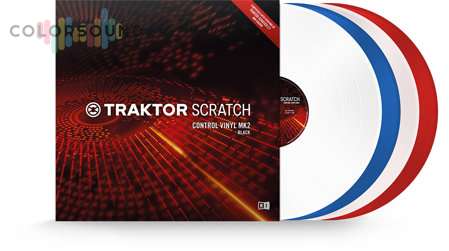 NATIVE INSTRUMENTS TRAKTOR SCRATCH Control Vinyl MK2 Black