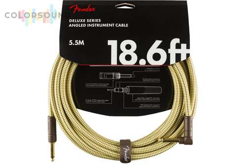 FENDER CABLE DELUXE SERIES 18.6' ANGLED TWEED