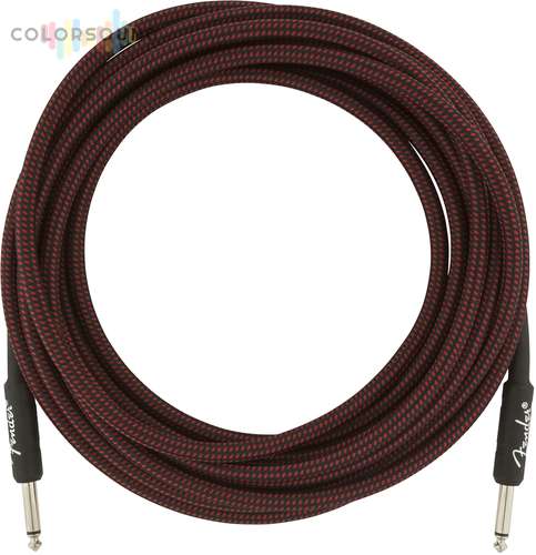 FENDER CABLE PROFESSIONAL SERIES 18.6' RED TWEED