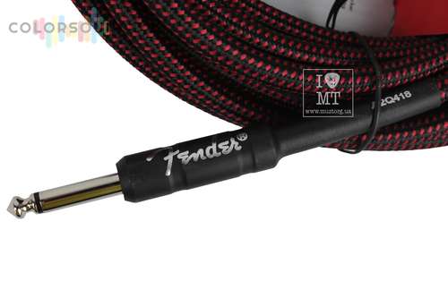 FENDER CABLE PROFFESIONAL SERIES 25' RED TWEED