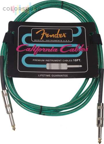 FENDER California Clears - 18' Cable-Surf Green