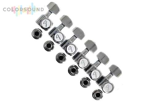 FENDER LOCKING TUNING MACHINES FOR STRATOCASTER/TELECASTER POLISHED CHROME