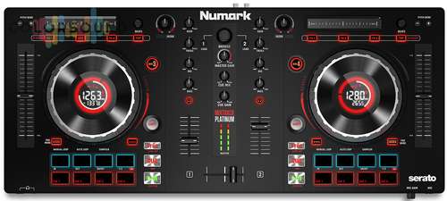 NUMARK MIXTRACK PLATINUM DJ Controller With Jog Wheel Display