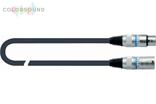 QUIK LOK CM180-15BK Microphone cable - Black - 15m (XLR Female - XLR Male)