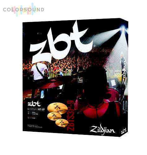 ZILDJIAN ZBT 3 STARTER 2009 BONUS BOX SET, Includes free 14" ZBT Crash
