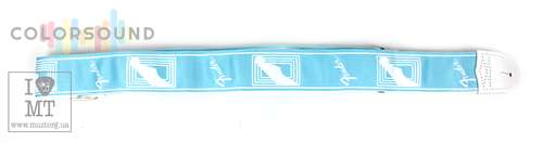 FENDER 2" MONOGRAMMED STRAP DAPHNE BLUE