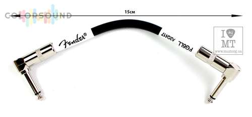 FENDER PERFOMANCE SERIES INSTRUMENT CABLE 6" BK