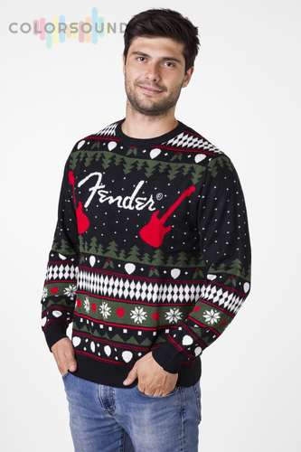 FENDER UGLY CHRISTMAS SWEATER 2019, M