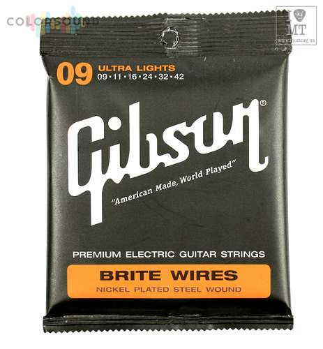 GIBSON SEG-700UL BRITE WIRES NPS WOUND ELECT. .009-.042...
