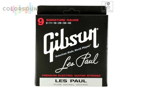 GIBSON SEG-LPS LES PAUL SIG. PURE NICKEL WOUND .009-.046