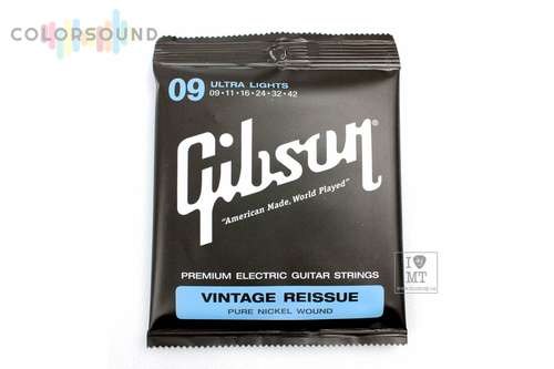 GIBSON SEG-VR9 VINTAGE RE-ISSUE PURE NICKEL WOUND .009-.042