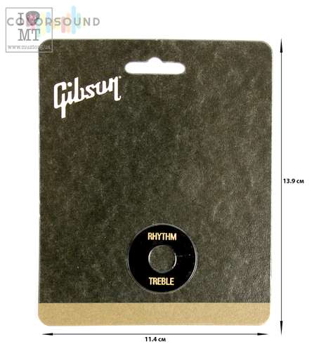 GIBSON TOGGLE SWITCH WASHER (BLACK, GOLD IMPRINT)
