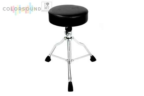 QUIK LOK DB5V Chrome-plated drummer's throne with screw shaft height adjustment