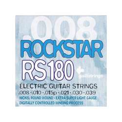 Galli Rock Star RS180 (08-39) Nickel Round Wound Extra Super Light