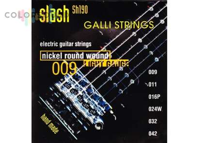 Galli Slash SH190 (09-42) Nickel Round Wound Light Gauge