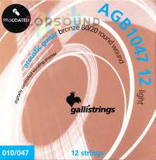 Galli PROcoated AGB1047-12 (12-47) 12-Strings Light 