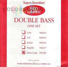 SUPER-SENSITIVE SS8108 Red Lable Double Bass Extra Long
