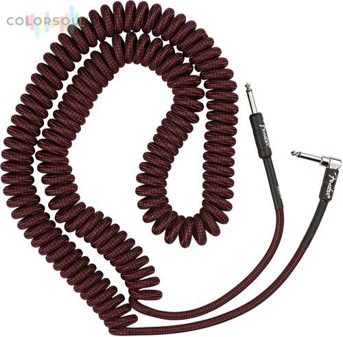 FENDER CABLE PROFESSIONAL COIL 30" RED TWEED