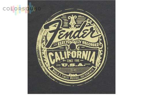 FENDER T-SHIRT MEDALLION MEN'S GRAY XL-