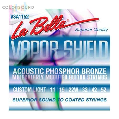 La Bella VSA1152 (11-52 Phosphor bronze з покритям Vapor Shield)