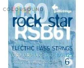 Galli Rock Star RSB61 (30-125) Nickel 6-Strings Long Scale Light