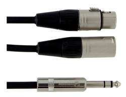 GEWA Pro Line Stereo Jack 6,3 mm - XLR (m) / XLR (f) (3 м)