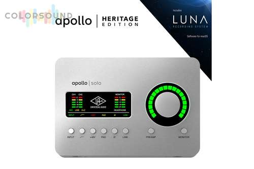 UNIVERSAL AUDIO Apollo Solo Heritage Edition (Desktop/Mac/Win/TB3)