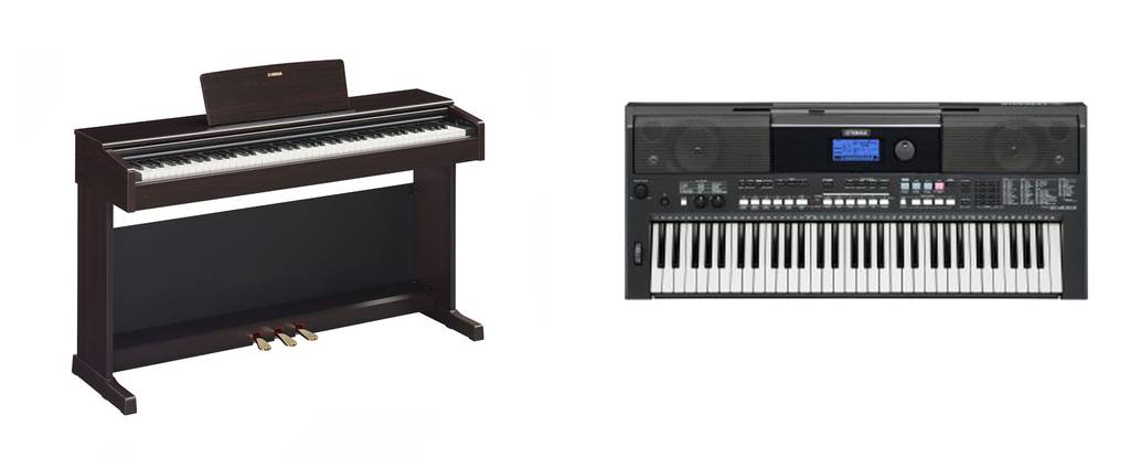 цифрове пианіно та синтезатор