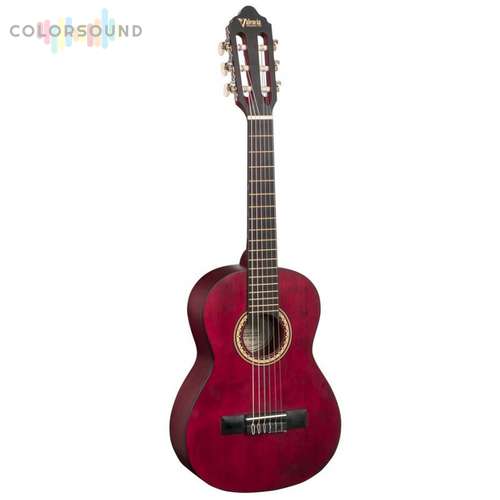 PS510153742 Класична гітара GEWApure VGS Basic Transparent Red 4/4