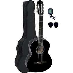 PS510186742 Класична гітара GEWApure VGS Basic Black 4/4 (в комп. чохол, тюнер, медіатори)