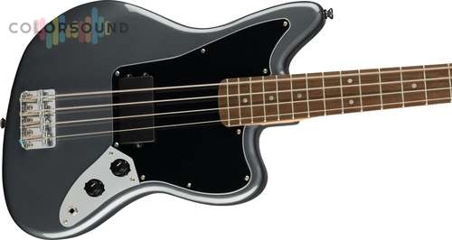 SQUIER by FENDER AFFINITY SERIES JAGUAR BASS LR CHARCOAL FROST METALLIC