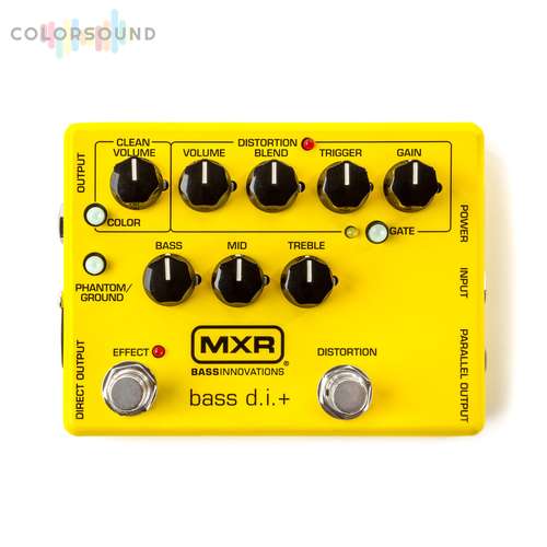 MXR M80Y Bass D.I.+ Special Edition Yellow