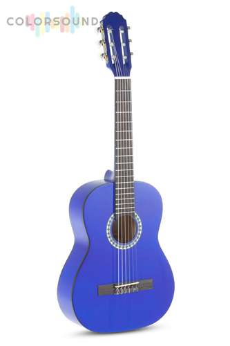 PS510125742 Класична гітара GEWApure Basic 1/2 Transparent Blue
